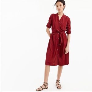 JCrew Belted Shirt Dress